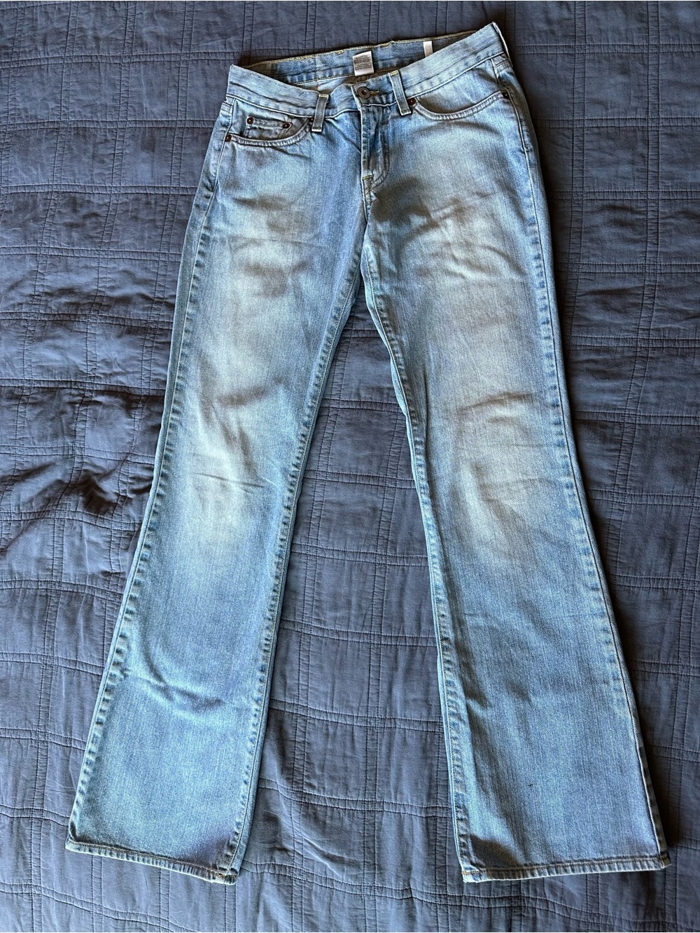 Vintage Lucky Brand Sweet N’ Low Jeans Distressed Made in USA Size 2/26 Long